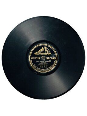Charles Harrison When I Met You Last Night In Dreamland 10in 78 RPM Victor 17317
